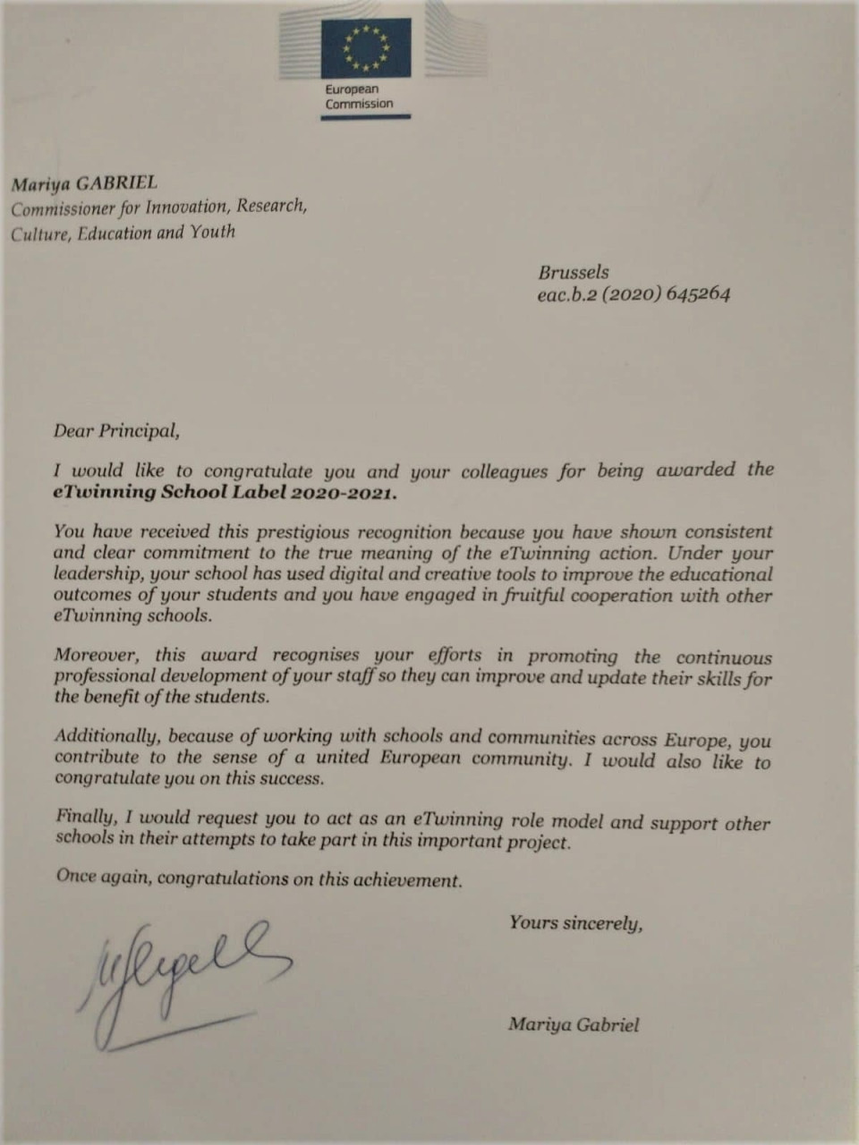 Letter